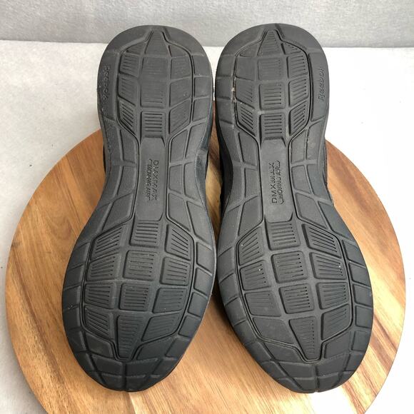 Reebok Walk Ultra 7 DMX MAX Mens Size 10 Black Leather Walking Shoe EUC - Picture 7 of 9